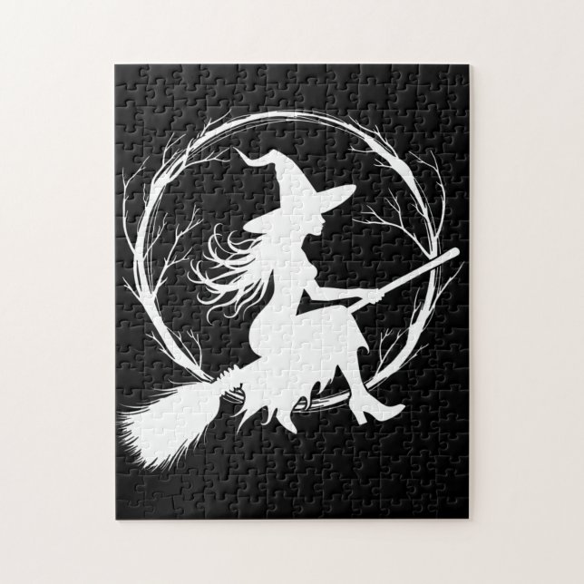 Bruja en el rompecabezas del vuelo (Vertical)