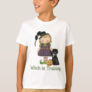 Bruja en entrenamiento Camisas sudaderas de Hallow