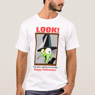 Bruja en la camiseta espejo