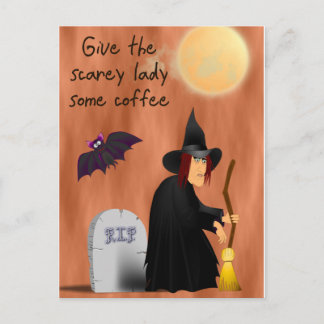 bruja escarey antes de la tarjeta postal del café
