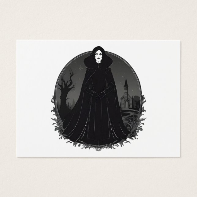 Bruja gótica salem a medianoche (Frente)