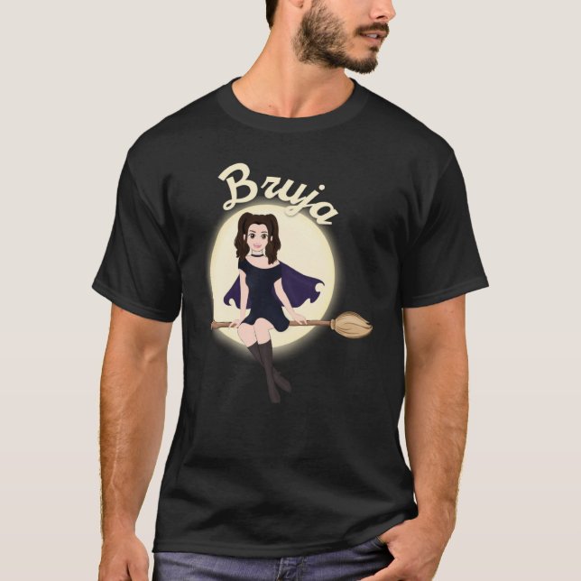 Bruja latina Curandera Chola Playera mexicana (Anverso)