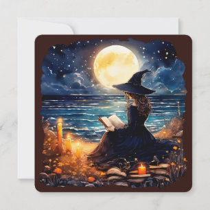 Bruja leyendo un libro - Wicca Halloween 1