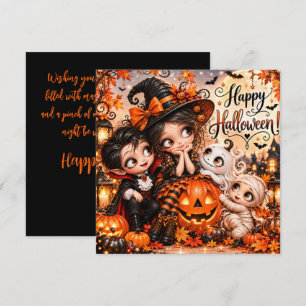 Bruja Pequeña y Niño Vampiro Spooktacular