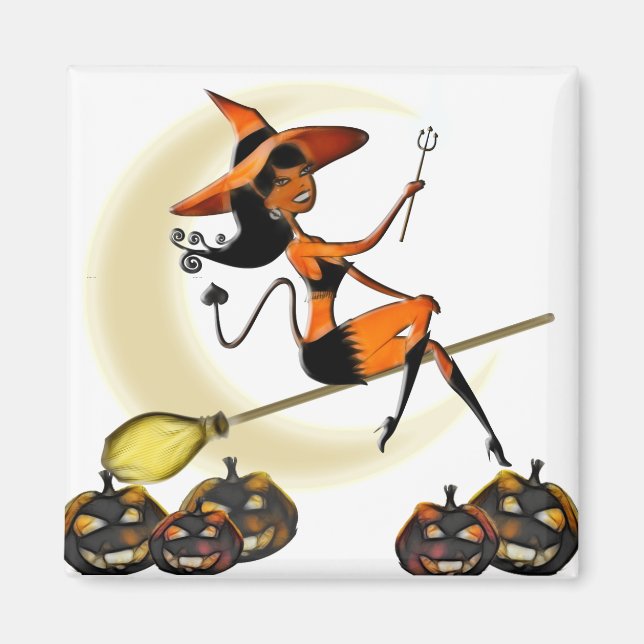 ¡Bruja por donde vayas! Imán (Frente)