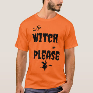 "Bruja por favor" Camiseta de Halloween