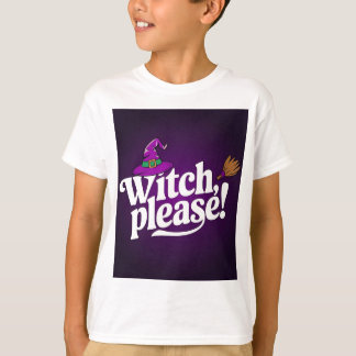 ¡Bruja, por favor! Camiseta para niños de Hallowee