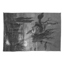 Bruja rusa: Picturesca toalla de cocina rusa