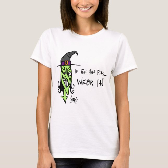 BRUJA si el gorra cabe la camiseta de la bruja (Anverso)
