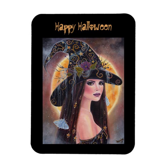 bruja temible del imán Philomena Halloween por Ren (Vertical)