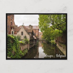 Brujas, Bélgica. Brujas, tarjeta postal