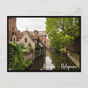 Brujas, Bélgica. Brujas, tarjeta postal