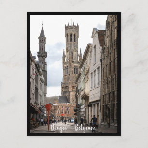 Brujas, Bélgica. Brujas, tarjeta postal
