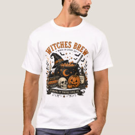 Brujas Elaboran Magia en Cada Trago Camiseta de Ha