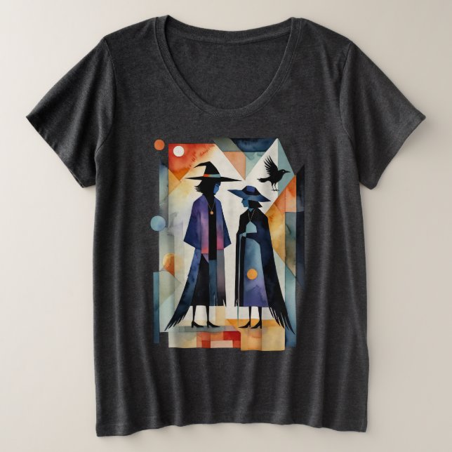 Brujas Modernas - una obra de arte abstracto 6 - F (Anverso del diseño)