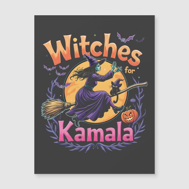 Brujas Para Kamala Señora Gato Sin Hijos Halloween (Anverso)