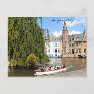 Brujas, postal belga