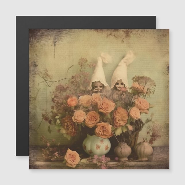 Brujería de Halloween vintage (2) (Anverso/Reverso)