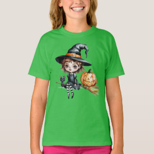 Brujería Halloween Magia Trick o camiseta para niñ