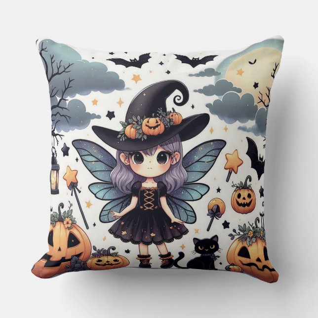 Brujería y linda (1) Cojín decorativo cuadrado (Anverso)