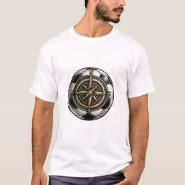 Brújula de Balón de Fútbol | Camiseta de Aventura