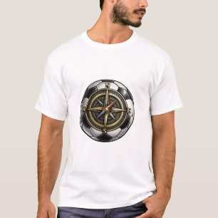 Brújula de Balón de Fútbol   Camiseta de Aventura 