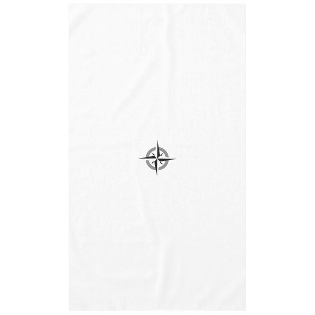 Brújula Mantel Blanco (Anverso)