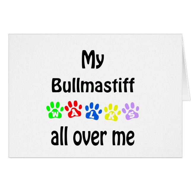 Brullmastiff Walks Design (Anverso (Horizontal))