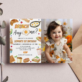 Brunch AnyOne 1er cumpleaños foto invitación
