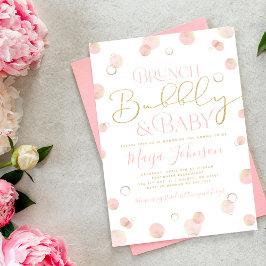Brunch Bubbly e invitación a Baby Shower