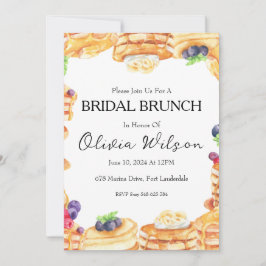 brunch con las invitaciones del brunch de novia