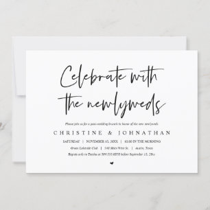 Brunch con los recién casados, invitación post bod