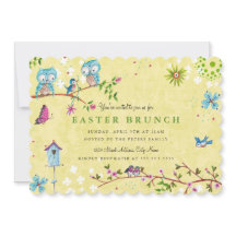 Brunch de Pascua | Tarjeta de invitación