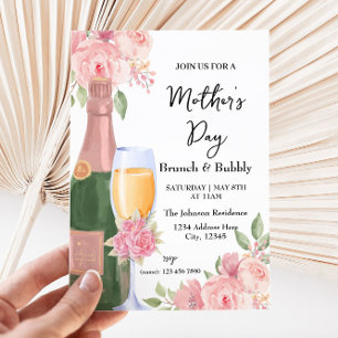 Brunch del día de la madre e invitación a la burbu