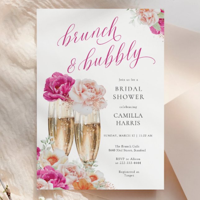 Brunch floral e invitación a ducha de novia bucosa (Subido por el creador)