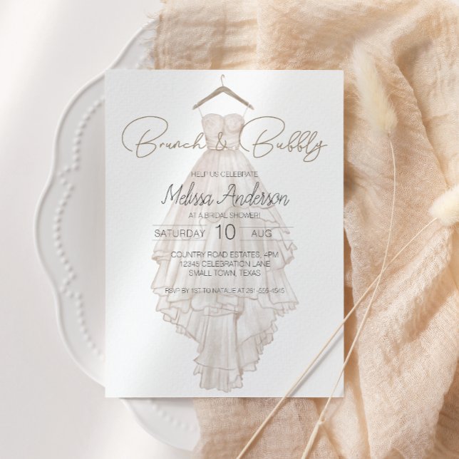 Brunch Nupcial Floral Elegante Boho Rosa Moderno (Subido por el creador)
