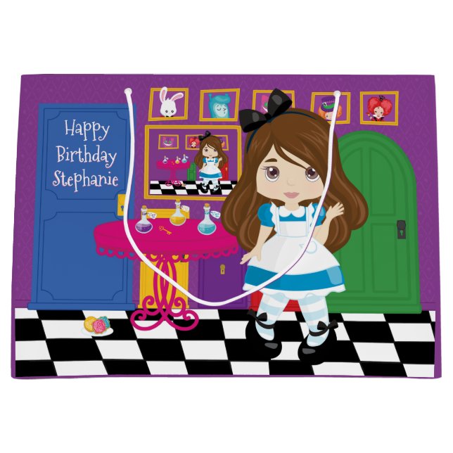 Brunette Alice - Bébeme una bolsa de regalo grande (Anverso)