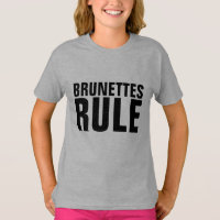 BRUNETTES GOLE camisetas para niños chicas adolesc