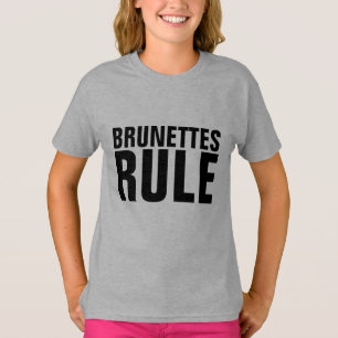 BRUNETTES GOLE camisetas para niños chicas adolesc