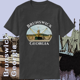Brunswick Georgia Hermosa camiseta de camarón