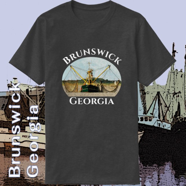 Brunswick Georgia Hermosa camiseta de camarón (Subido por el creador)