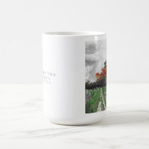Brunswick Maine, cementerio, gran taza de café