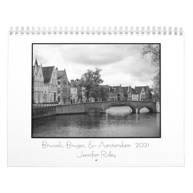 Bruselas, Brujas y Amsterdam - Calendario 2021 (Tapa)