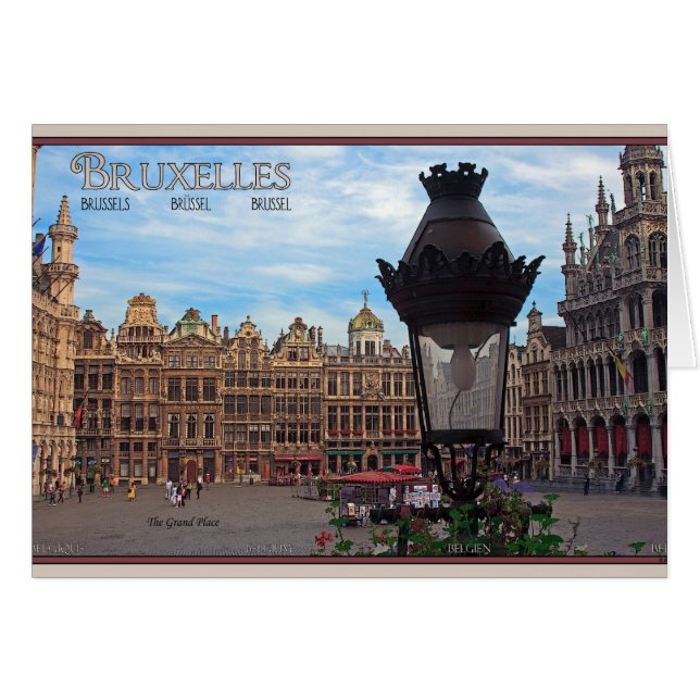 Bruselas - La Gran Plaza (Anverso (Horizontal))