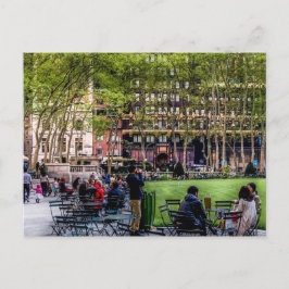 Bryant Park, postal de NYC
