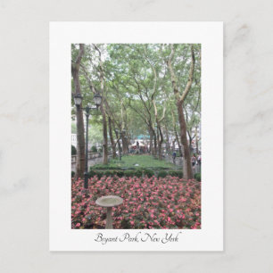 Bryant Park, tarjeta New York Post