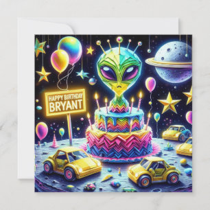 BRYANT ~ Tarjeta de cumpleaños ~ Pastel de cumplea