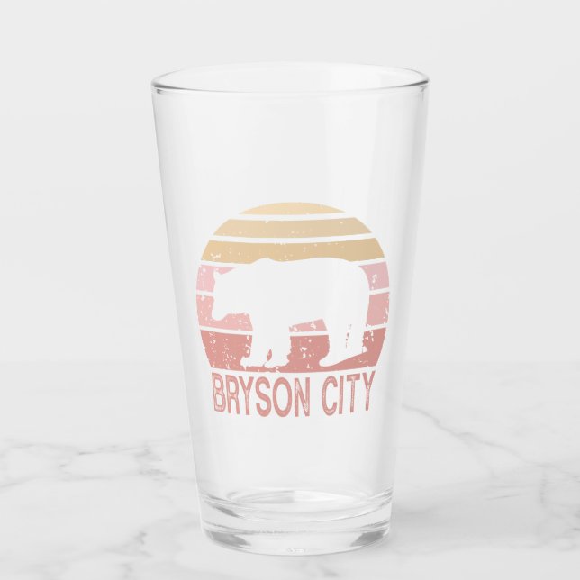 Bryson City North Carolina Retro Bear (Anverso)