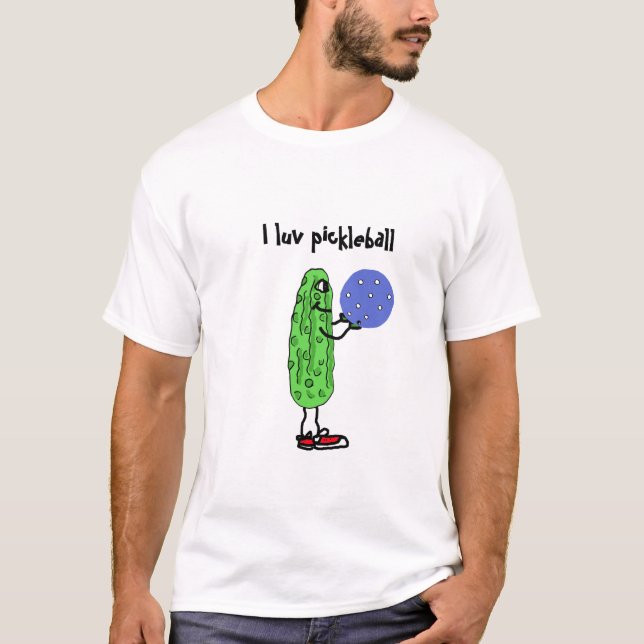 BT camiseta de I Luv Pickleball (Anverso)