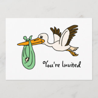 BT- Invitaciones divertidas para la ducha de bebé